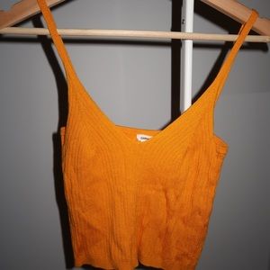 Orange tank top
